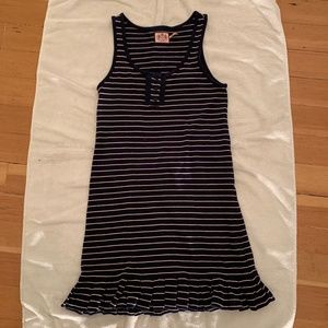 Juicy Couture pink and navy tank dress